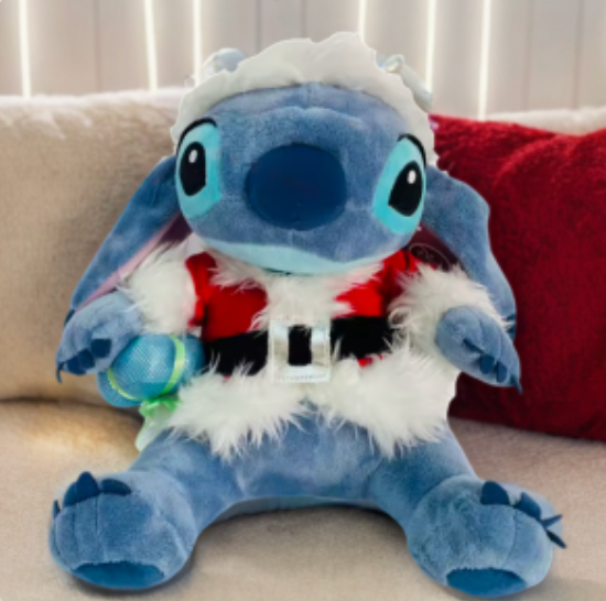 Peluche Stitch Père Noël