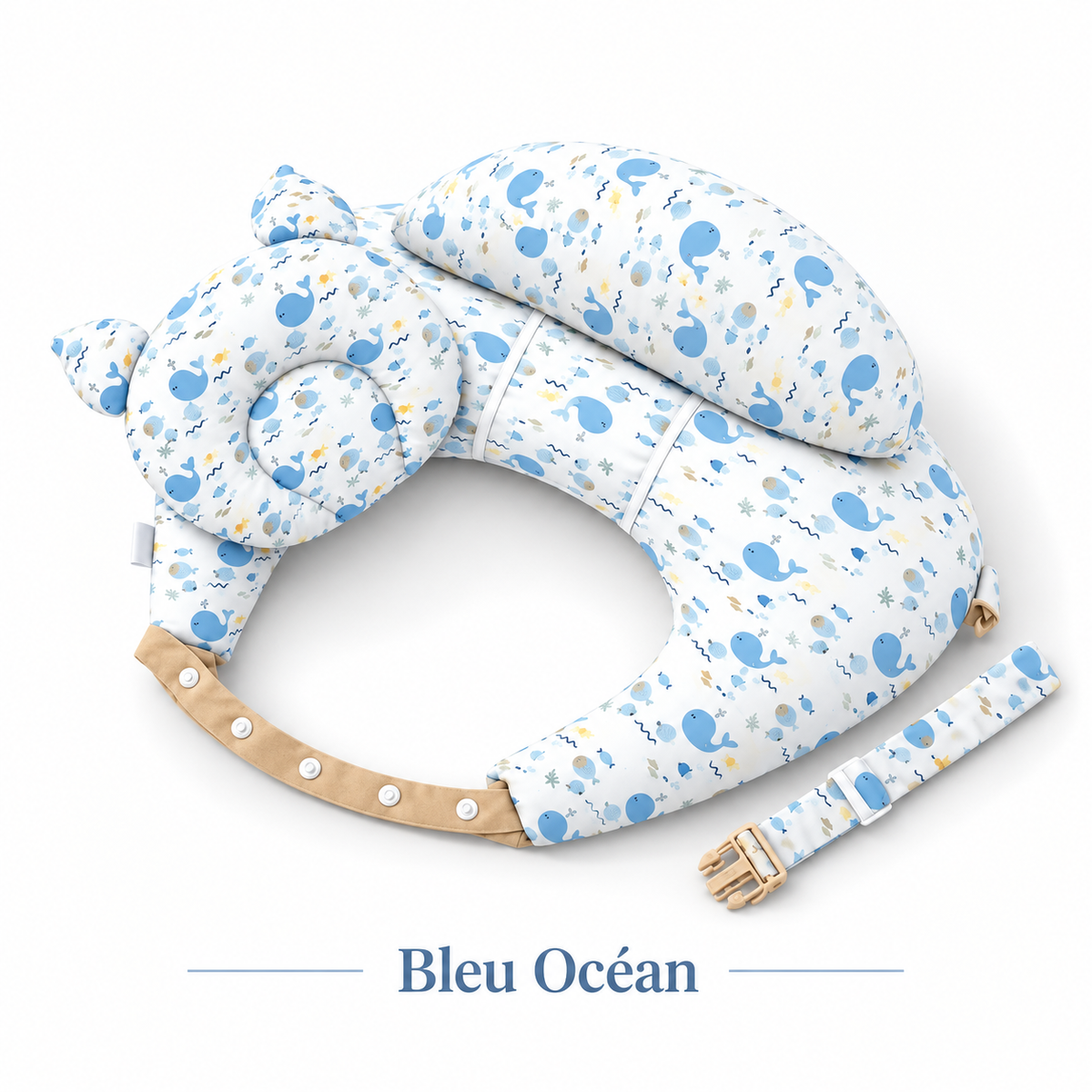 Mon Petit Nid™ – Coussin d’allaitement 3-en-1 avec ceinture réglable
