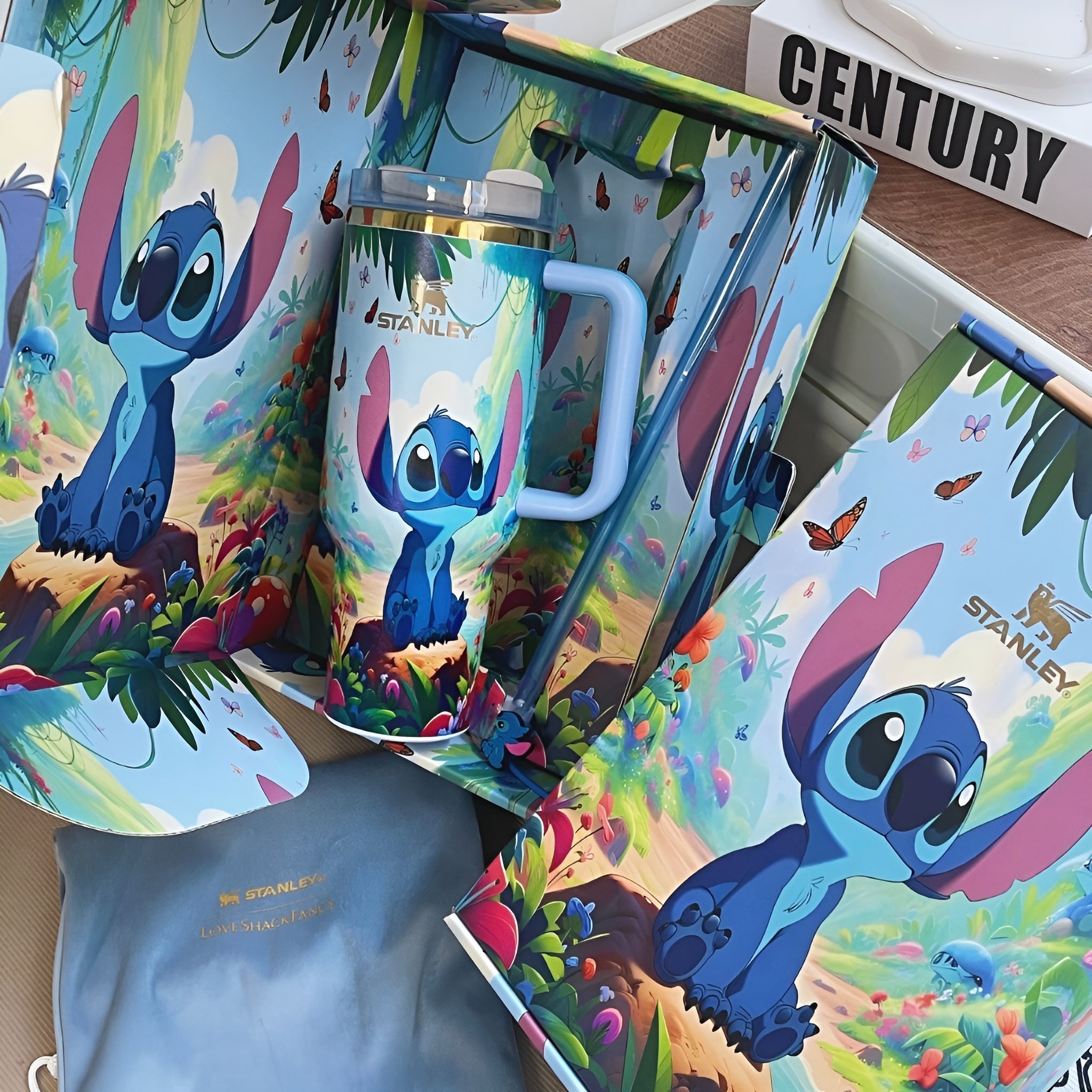 Gourde Isotherme Stitch – Coffret Cadeau🎁❄️💙