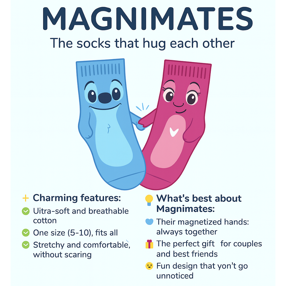 Paires de Chaussettes Magnétiques