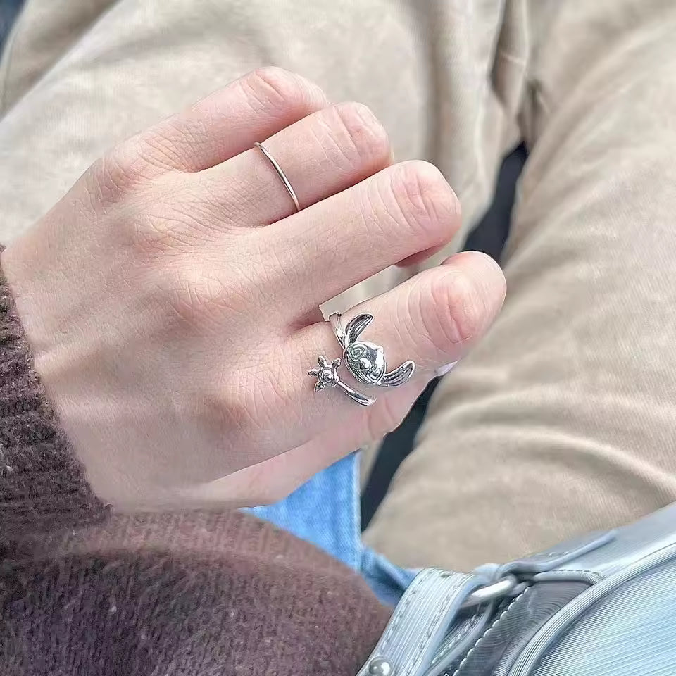 Stitch Anneaux - Le Bijou Parfait pour Dire "Je t'aime" đđ