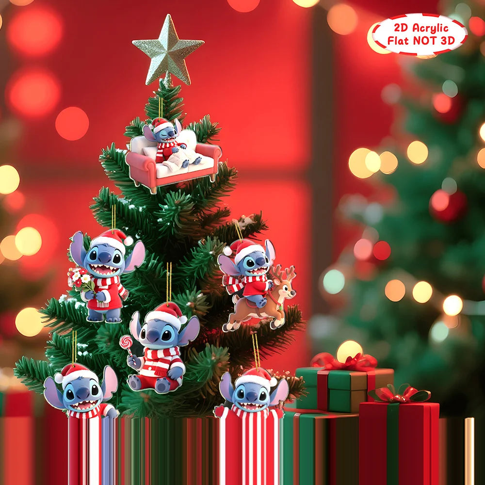 Décorations de Noël Stitch 6pcs