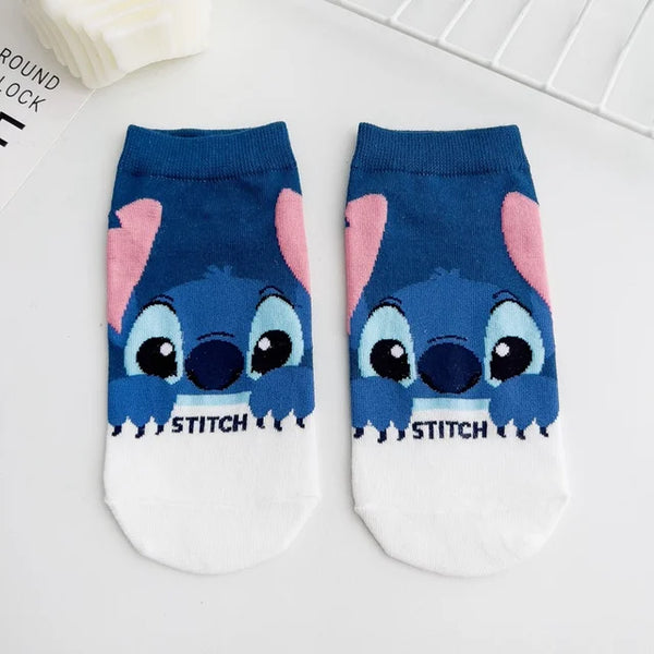 Stitch Chaussettes courtes en coton