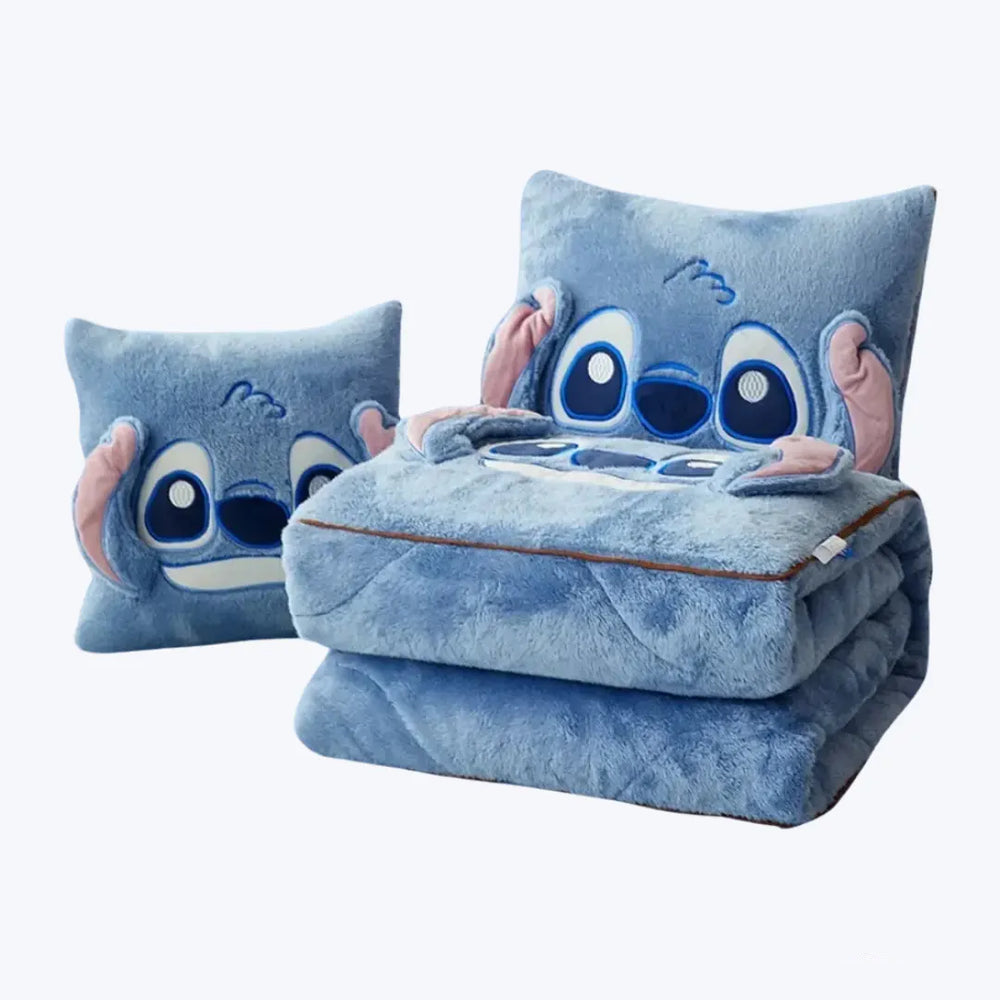 Stitch 2-en-1 Oreiller+Couverture