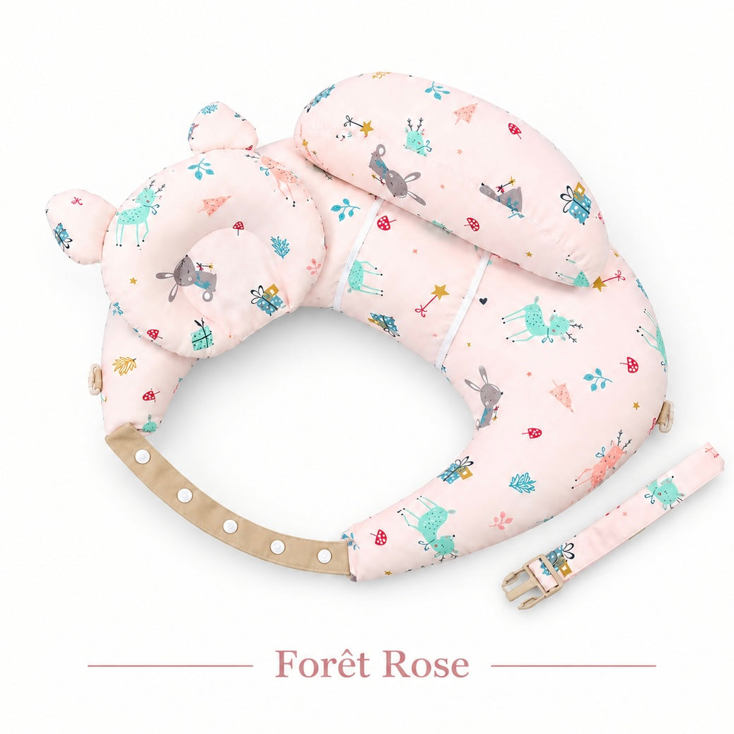 Mon Petit Nid™ – Coussin d’allaitement 3-en-1 avec ceinture réglable
