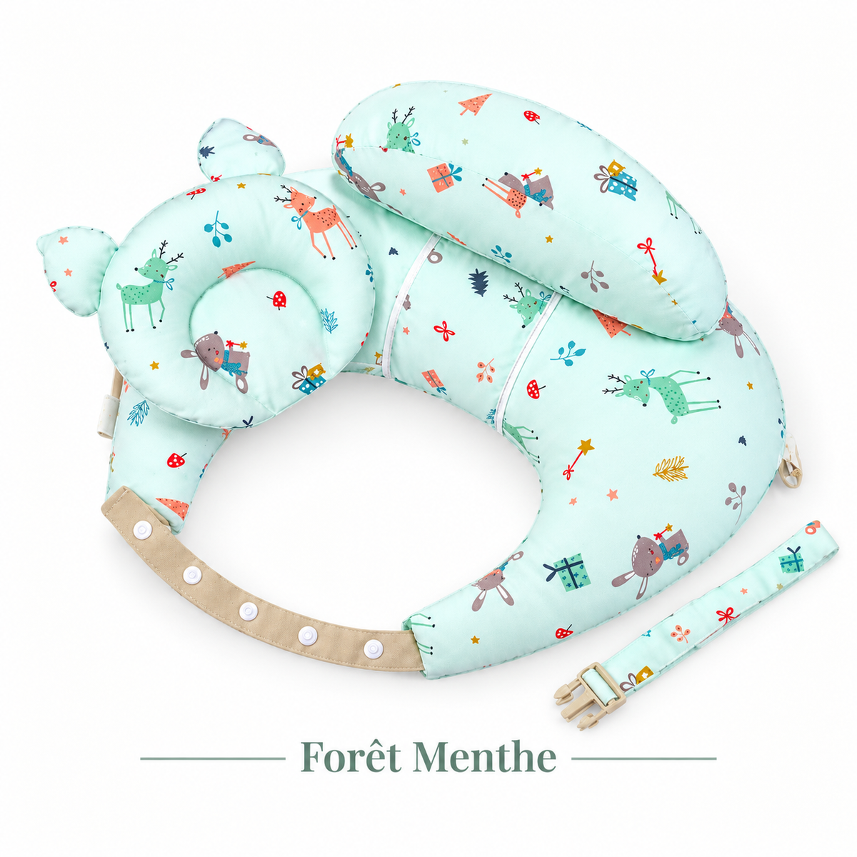 Mon Petit Nid™ – Coussin d’allaitement 3-en-1 avec ceinture réglable