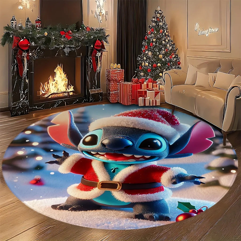 Tapis de Noël Stitch