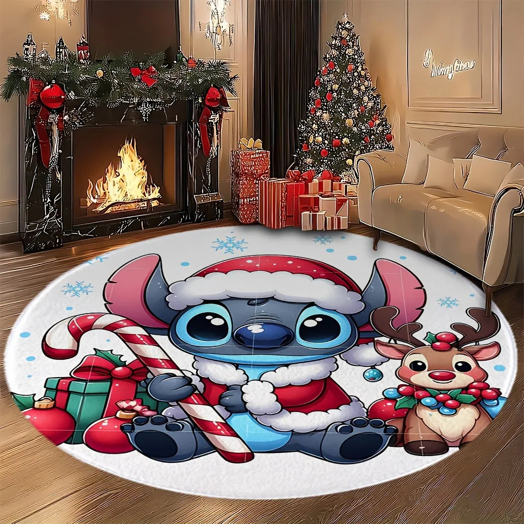 Tapis de Noël Stitch