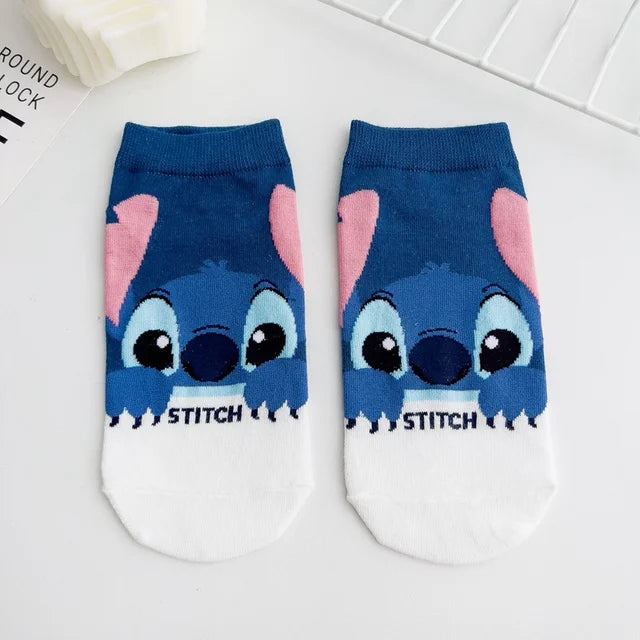 chaussettes Stitch - bleu